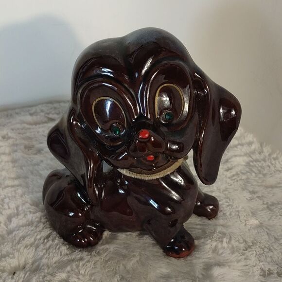 Vtg. Redware Terracotta Ceramic Dog Figurine - Picture 7 of 7